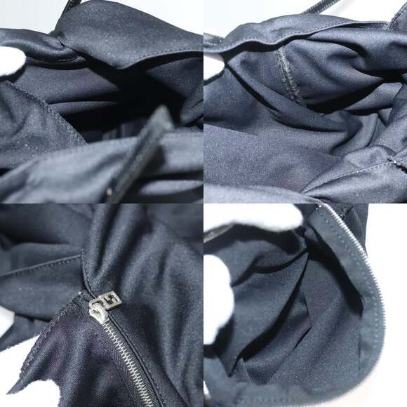 FENDI Shoulder Bag Nylon Black Silver - Picture 12 of 13